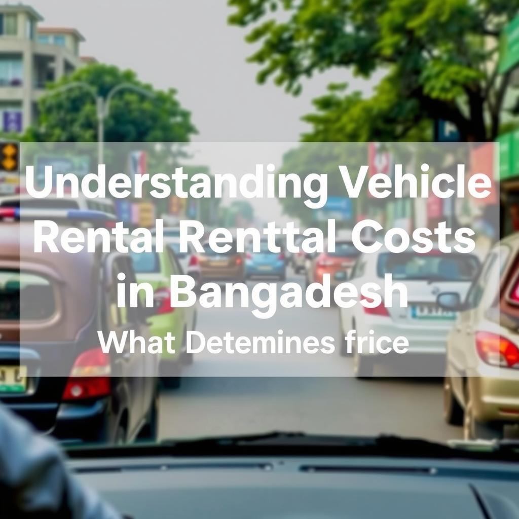 Understanding Vehicle Rental Costs in Bangladesh: What Determines the Price